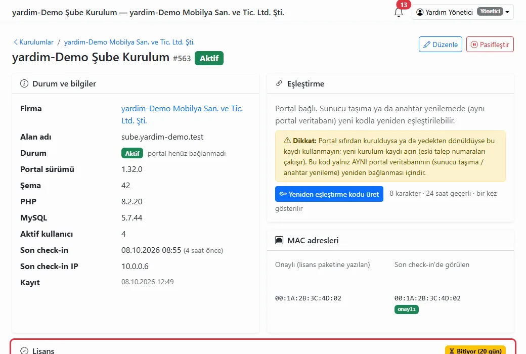 YazSis CRM AI · Installation und Lizenz