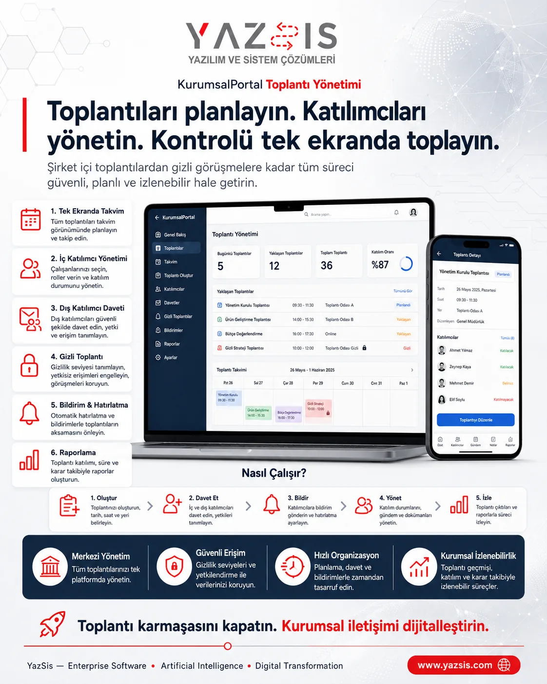 Kurumsalبوابة — إدارة الاجتماعات